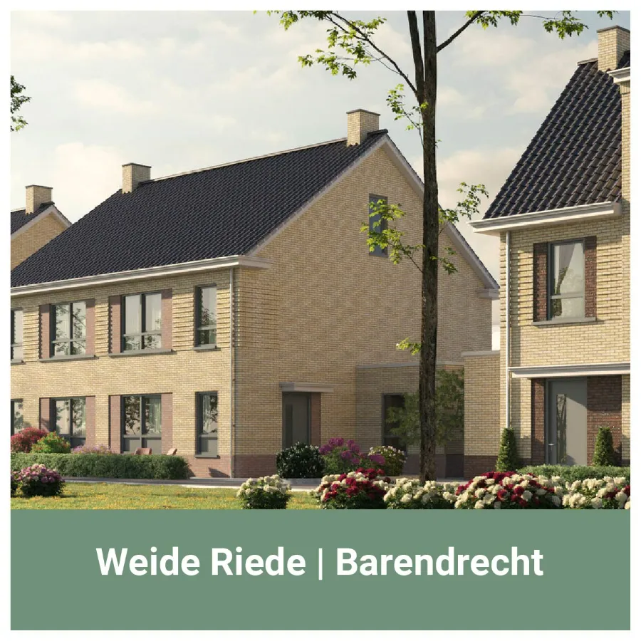 BouwBusiness projecten Weide Riede Barendrecht in ontwikkeling